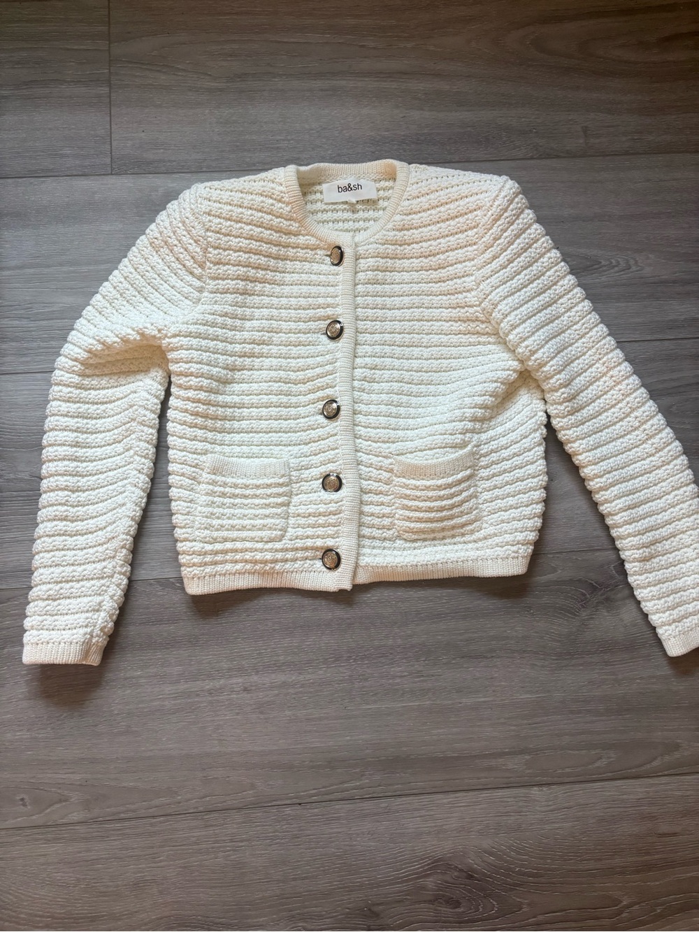 Ba&sh Gaspard Cotton-Blend Cardigan